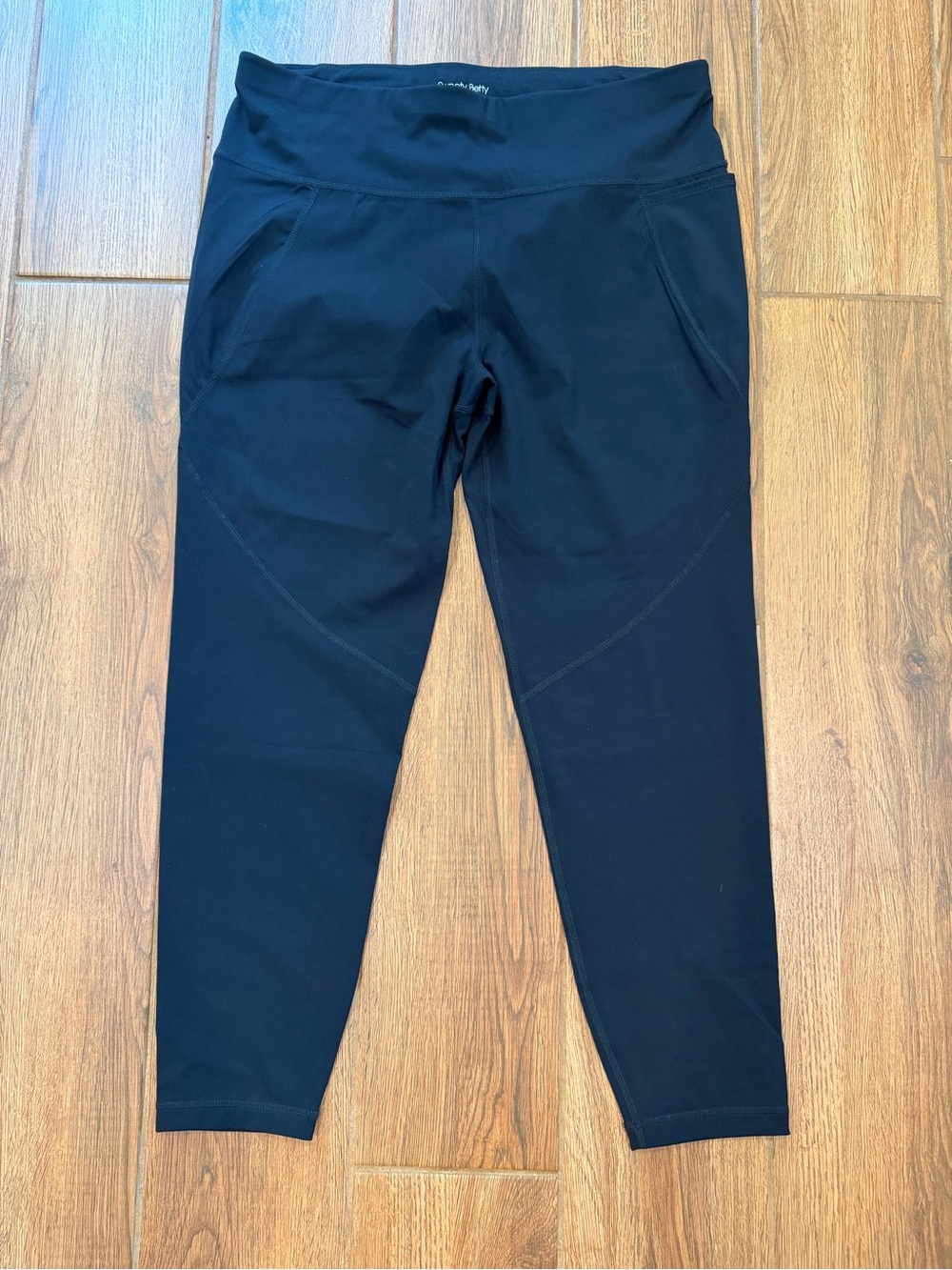 NWT Sweaty Betty Women's Black High Rise 7/8 Ankle Leggings Stretch Size 12